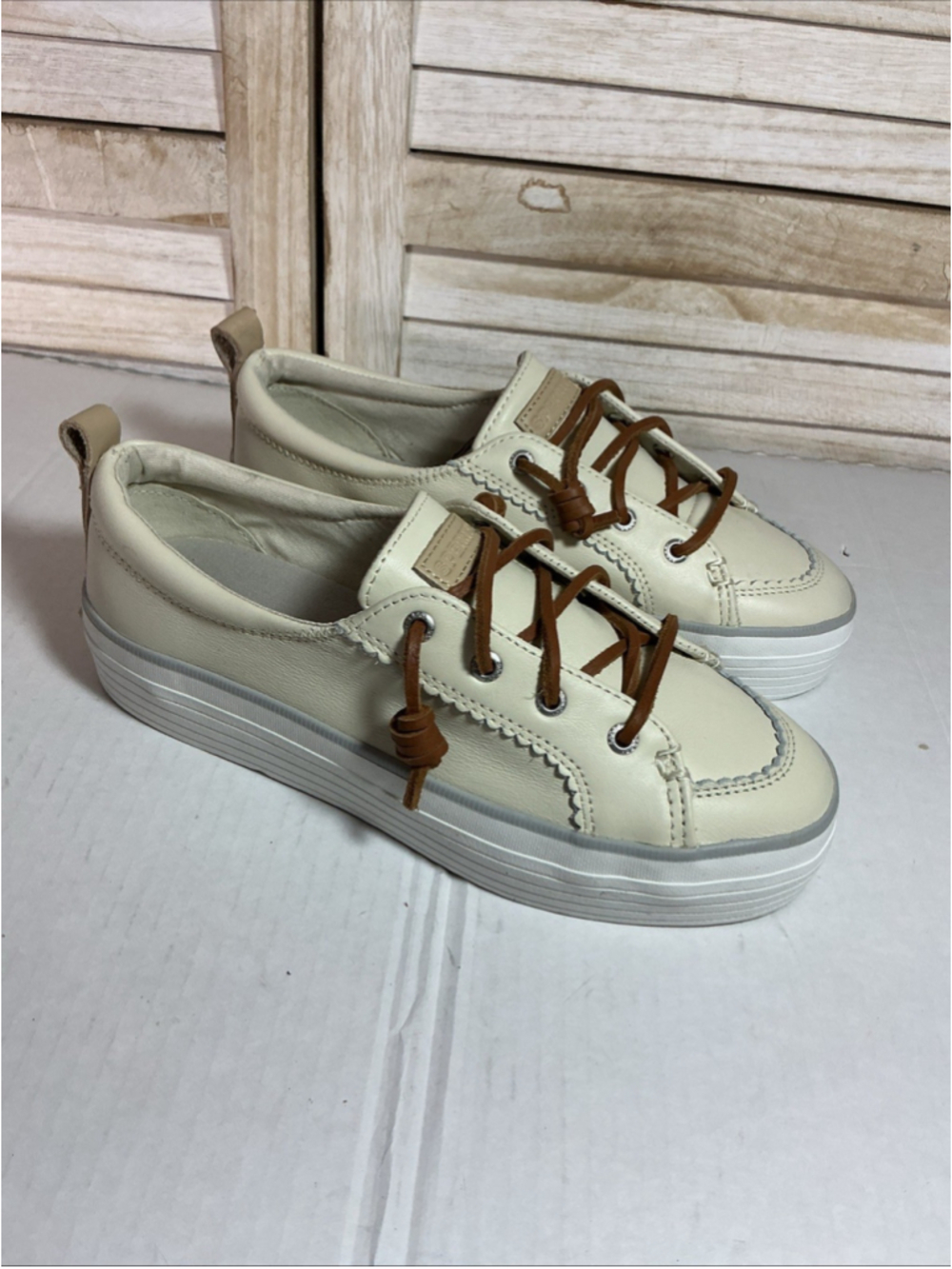Sperry Leather Women's Shoes Size 7 In New Condition